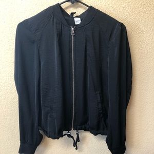 Black short jacket